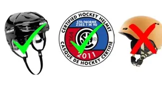 Image result for csa approved hockey helmet stick